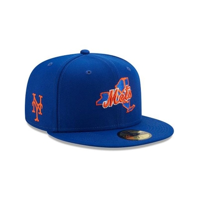 Sapca New Era New York Mets MLB Local 59FIFTY Fitted - Albastri